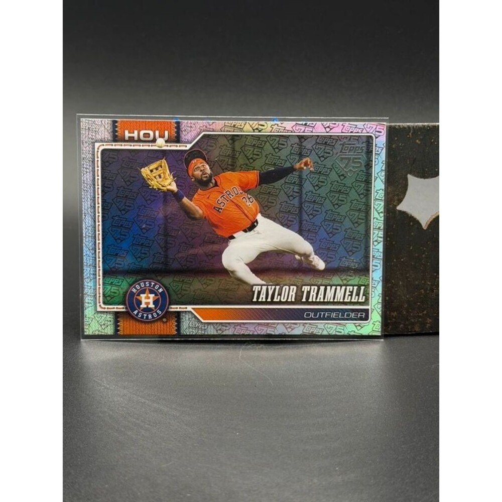 2026 Topps Series 1 Taylor Trammell 75 Years of Topps Foil Parallel #38/75 #124